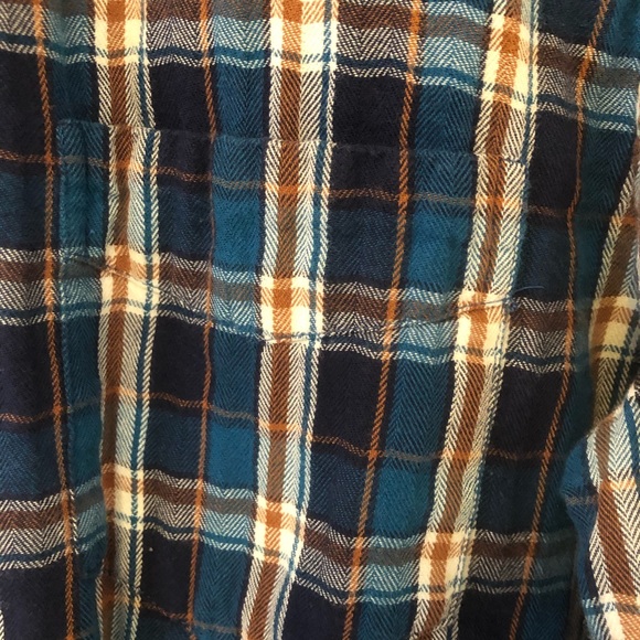 Jack threads blue/orange flannel - Picture 4 of 4